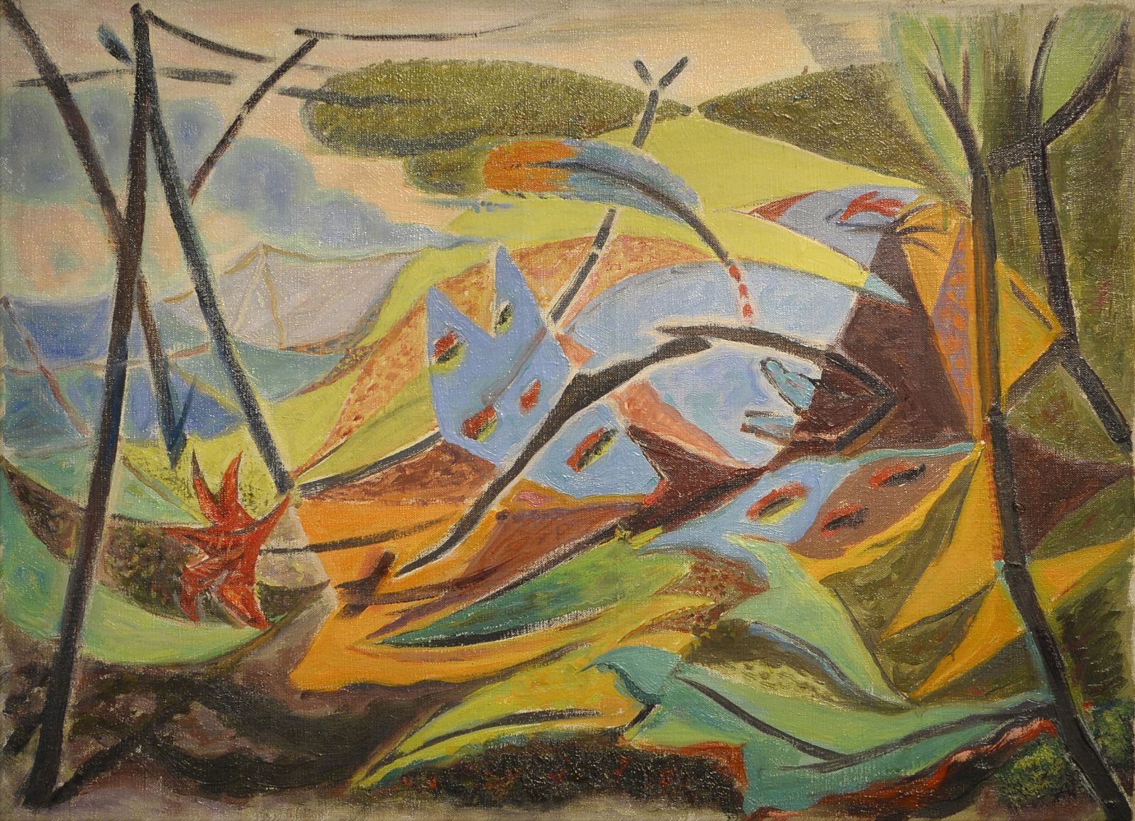 André MAsson_Paysage avec oiseau mort_ 1931_Huile sur toile_39x53 cm copie2.jpg